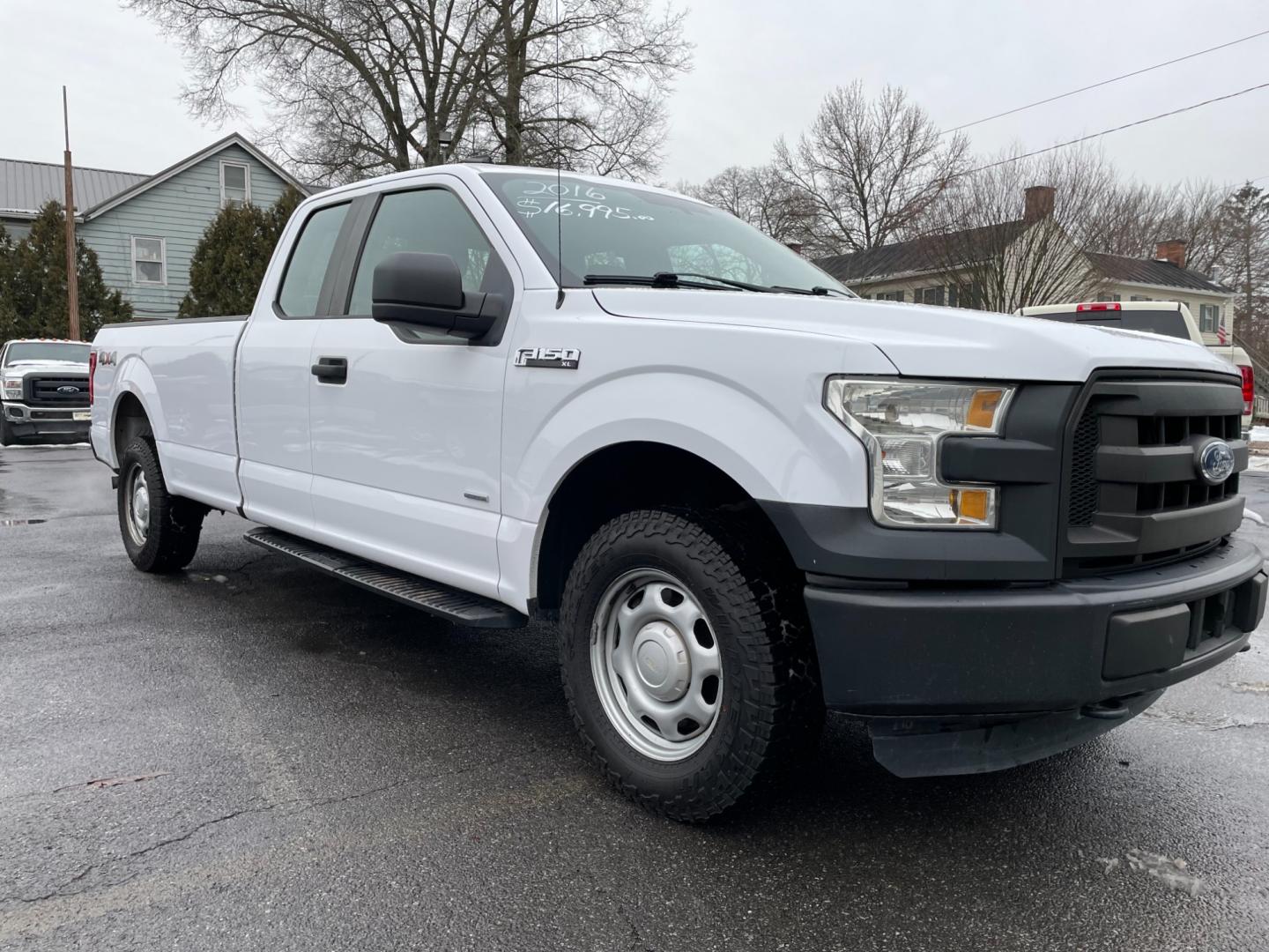 2016 white Ford F-150 Lariat SuperCab 6.5-ft. 4WD (1FTFX1EG1GK) with an 3.5L V6 DOHC 24V engine, 6A transmission, located at 101 N. Main Street, Muncy, PA, 17756, (570) 546-5462, 41.207691, -76.785942 - Photo#0